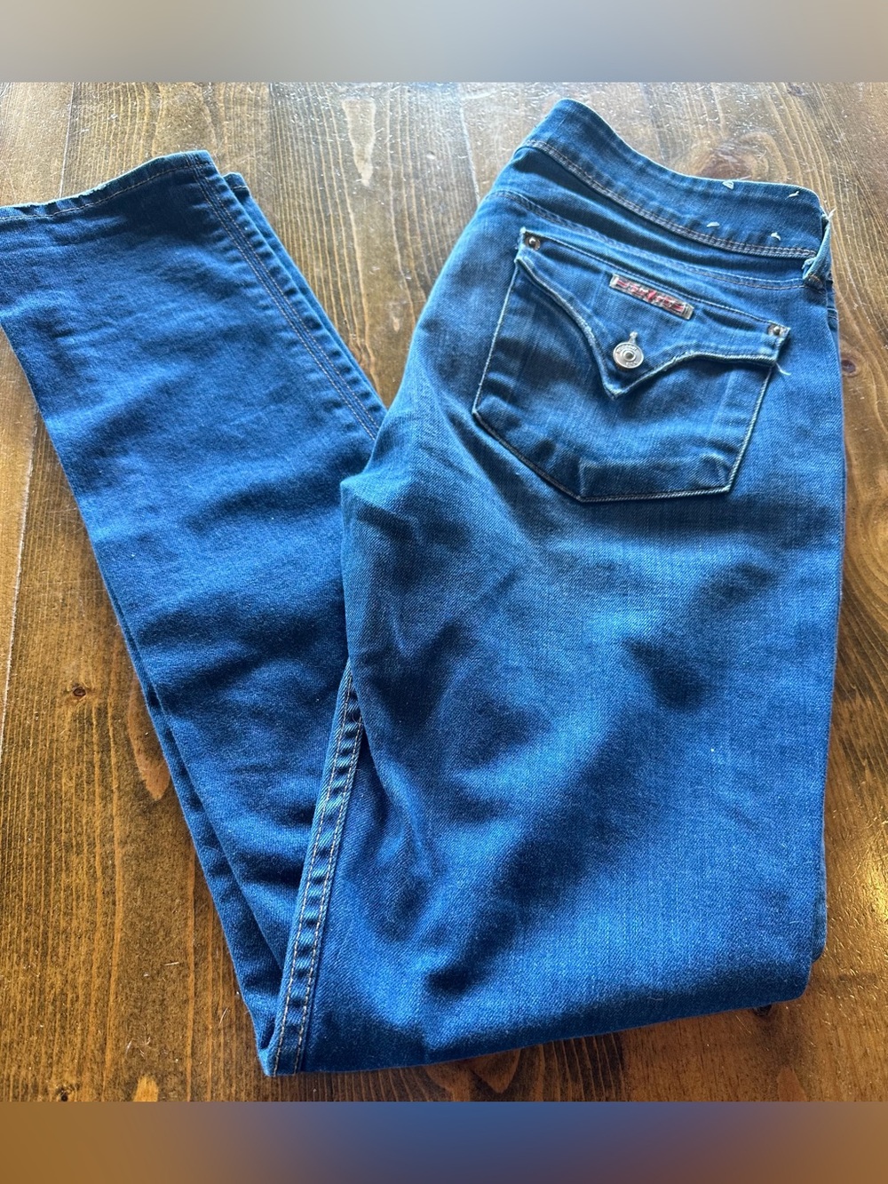 Hudson Jeans Skinny in Deep Blue Denim
